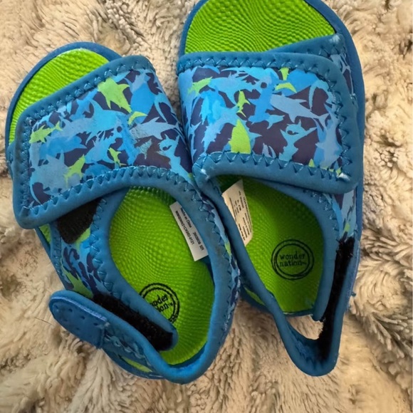 wonder nation Other - Wonder Nation Kids Sandals in Blue and Lime